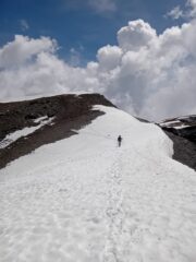 tratto innevato verso il Nebius