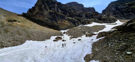 Nevai nel vallone del Cros
