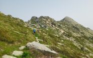 ..proseguendo verso la Cima Centrale 