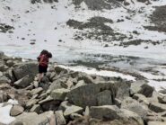 Lago ancora un po' gelato.