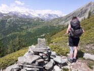 Usciti sulla Costa, in fondo il Passa Moscera.