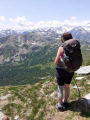 IN fondo il Rifugio Gattascosa.