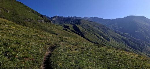 Traccia evidente nella parte bassa