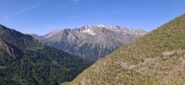 Il lungo traverso per entrare nel vallone vero e proprio