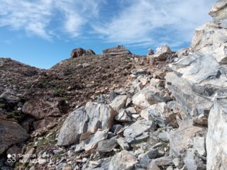 all'uscita dal secondo tratto attrezzato