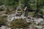Al Col de la Croix, dove si può scendere col 10C o continuare sul 102 per il Rifugio Barbustel