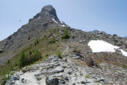 Dal Col du Lac Blanc la cresta verso La Torretta