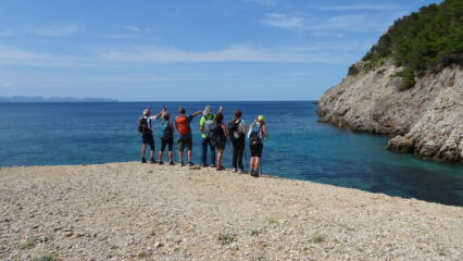Arrivati sulla costa.  