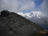 cima con gruppo monte rosa