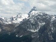 il Pic de Rochebrune visto dal Monte Gimont