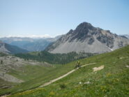 sul sentiero di discesa