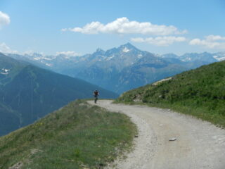 sullo sterrato dell'Assietta