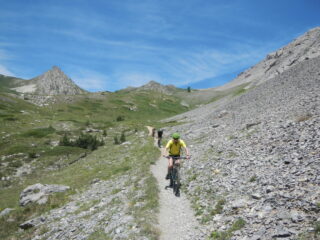 bella discesa verso l'Eychaillon