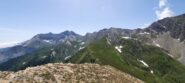 dalla cima gran panorama verso il Monte Orsiera