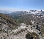 Vista verso Dondena dal sentiero 8C