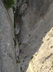 Diedro di destra di L7 erroneamente percorso, ma molto estetico