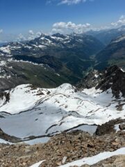 Versante Sud est dopo IL rifugio Neve sino a 3000 Mt ...consigliati ramponi anche per scendere