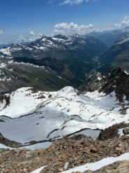 Versante Sud est dopo IL rifugio Neve sino a 3000 Mt ...consigliati ramponi anche per scendere