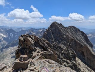 sguardo verso la cima Sud