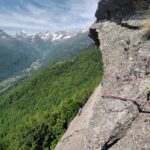 Il bel trasverso di L2 dalla sosta 