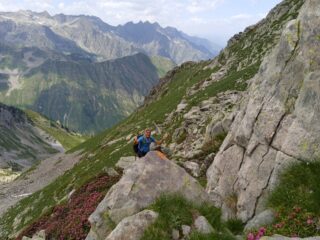 Discesa verso il Colletto 