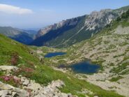 Laghi del Frisson nella discesa 