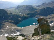 Vista sul rifugio Sella.