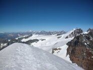 Dalla vetta, vista a Ovest