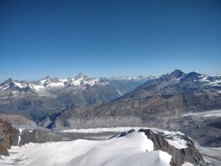 Dalla vetta, vista a Nord