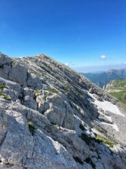 La parte sommitale del Mongioie