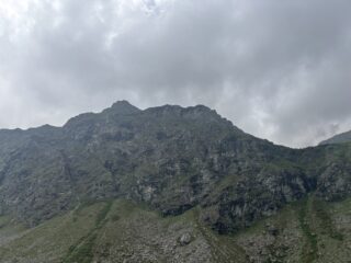Cresta vista dal sentiero al ritorno 