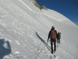 in vista della vetta