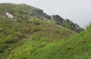 Gran Roccia vista dal versante di discesa