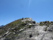 In discesa dalla P.te du Drinc verso il Col de la Pierre