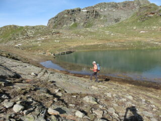 al laghetto dietro l'Orestes Hutte