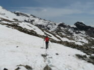 un po' di neve, quasi in cima