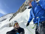 pic nic sulla terminale dopo aver raggiunto la vetta