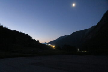 in partenza da Crevacol