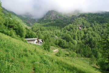 All’alpe di Lebi inferiore, nuvolosità ancora alta