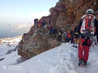 nel primo tratto verso il Mantova un po' di rallentamenti.