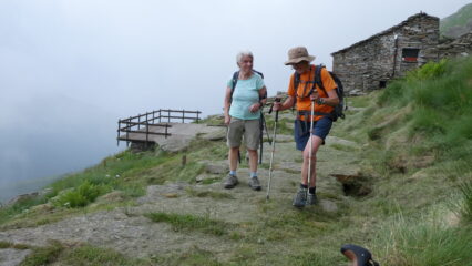 La strada che da Fondo arriva all' Alpe Loser