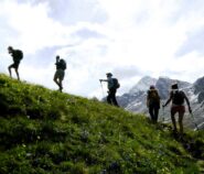 Al fondo del Soustra, si sale sulla sx nel v. Bonafonte