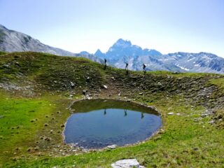 Il piccolo, appartato lago delle Rossette