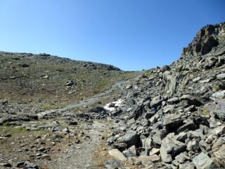 Arrivando al Passo Gallarino.