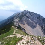 Da Cima delle Pozzette verso il settore centrale del M.te Baldo.