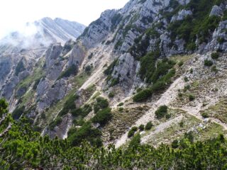 Verso Forcella Valdritta.
