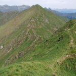 Dalla vetta della Massa del Turlo: la cresta per il M. Forcolaccia
