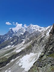 Panorama super dalla via di arrampicata