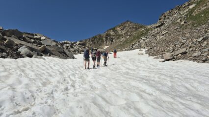 nevaio verso il colle 