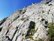 Tratto finale su roccia